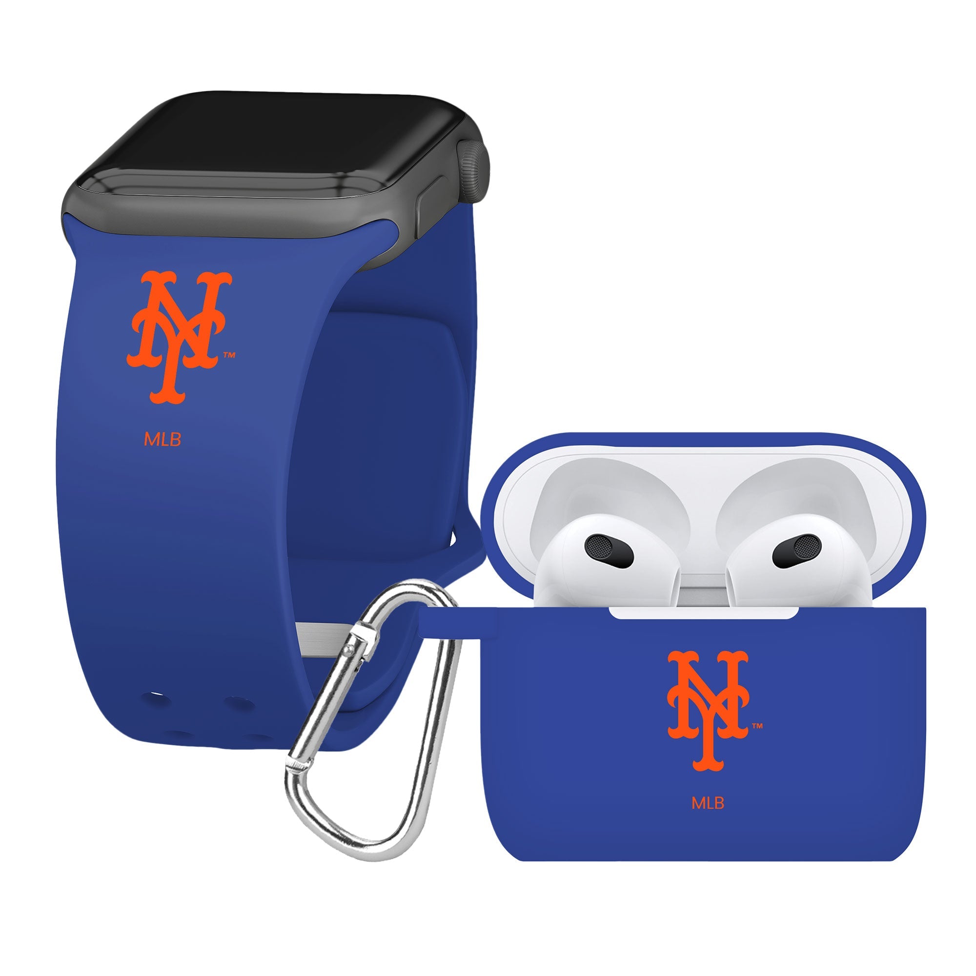 New York Mets Silicone Gen 3 Apple Combo Package