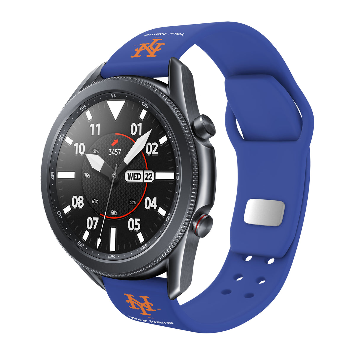 New York Mets HD Custom Name Samsung Galaxy Watch Band