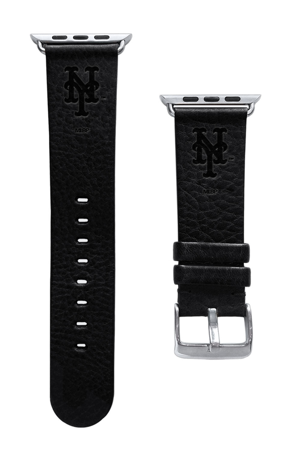 New York Mets Leather Band Compatible with Apple Watch - Game Time