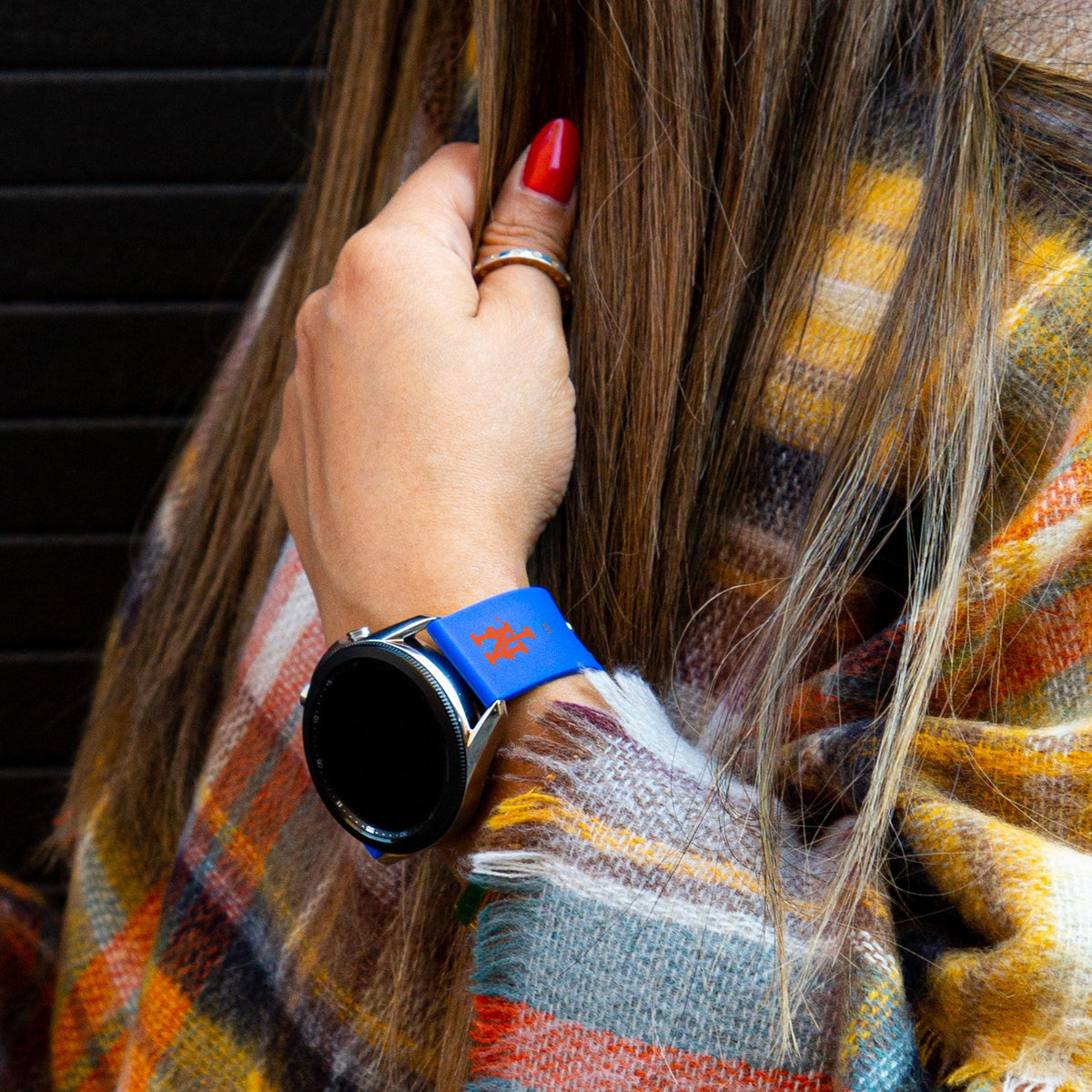 New York Mets Quick Change Silicone Watch Band - Game Time