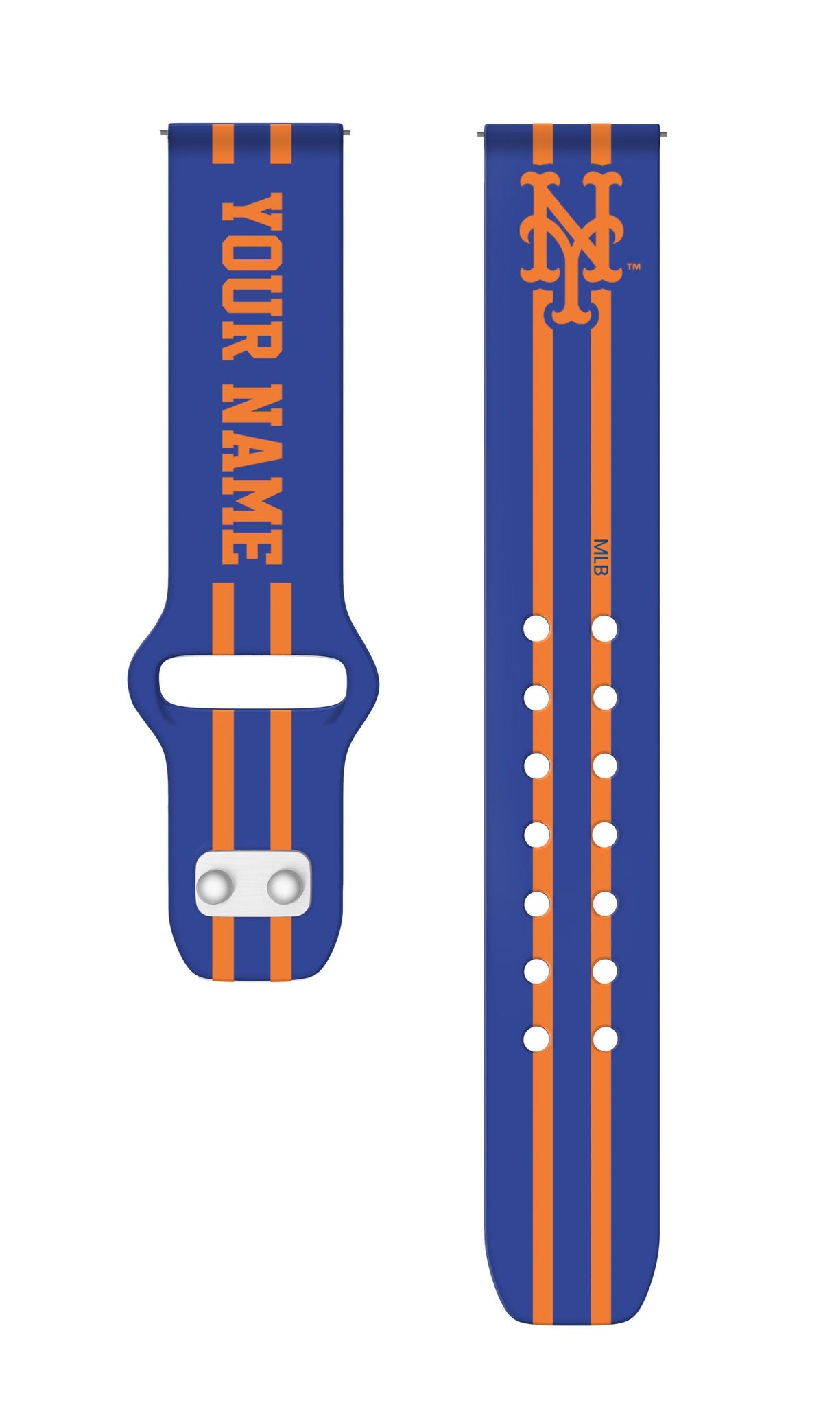 New York Mets Custom Name HD Quick Change Watch Band