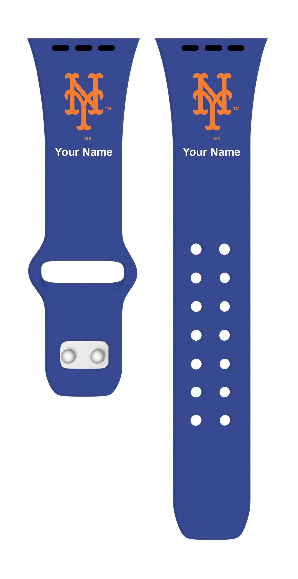 New York Mets HD Custom Name Apple Watch Band