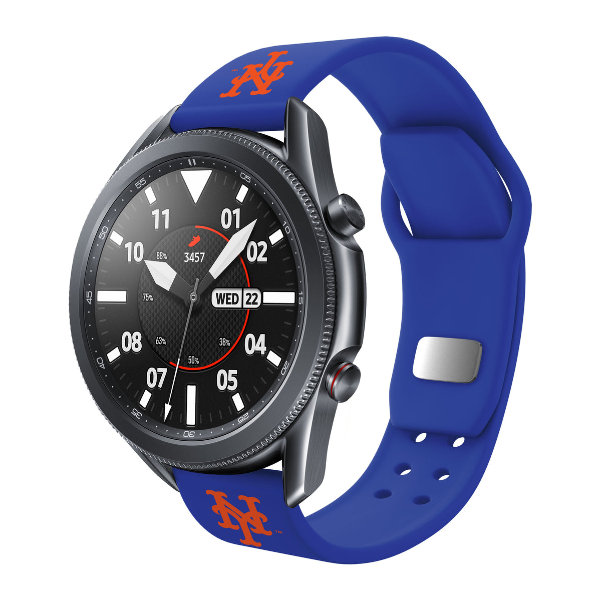 New York Mets Quick Change Silicone Watch Band - Game Time