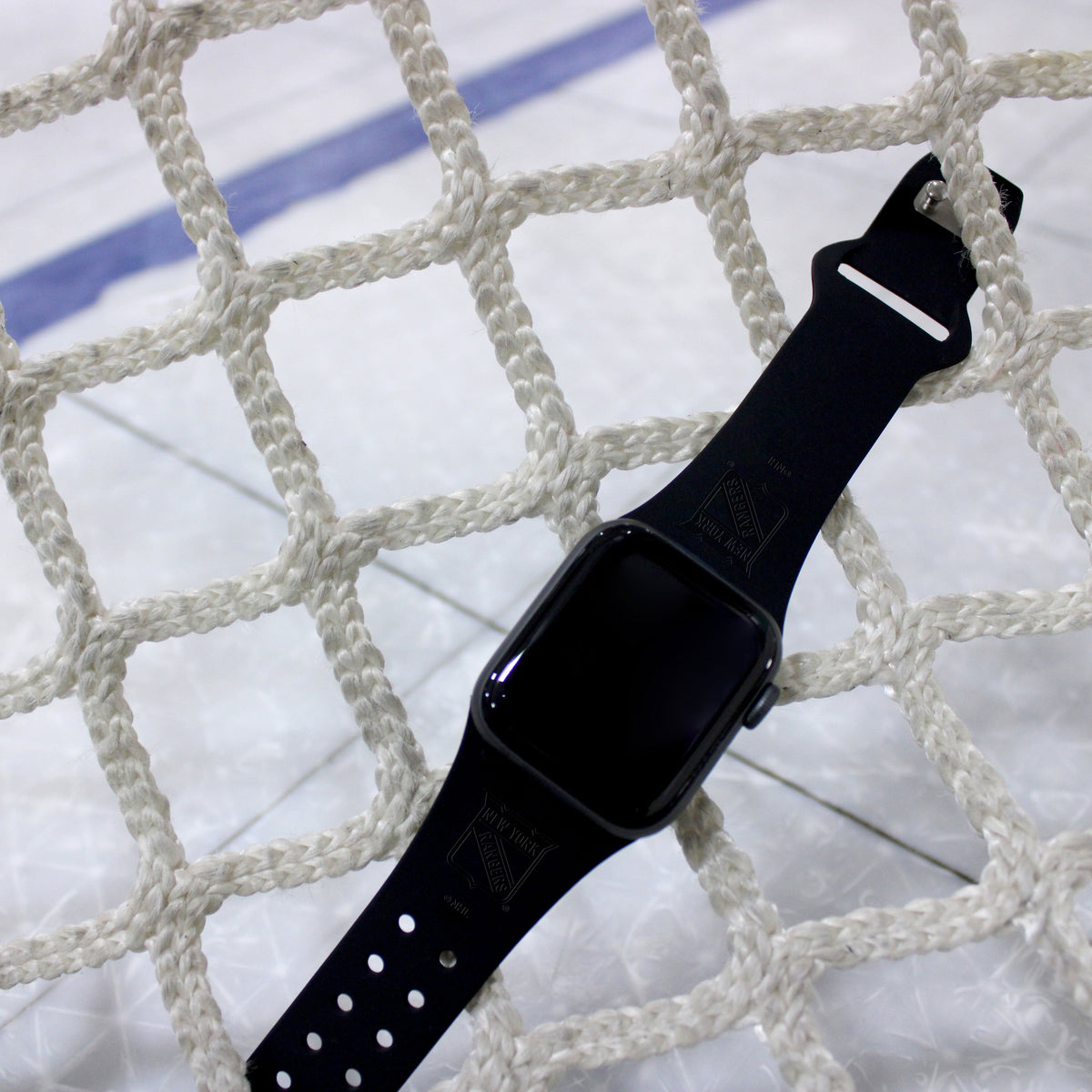 Game Time New York Rangers Engraved Apple Watch Band