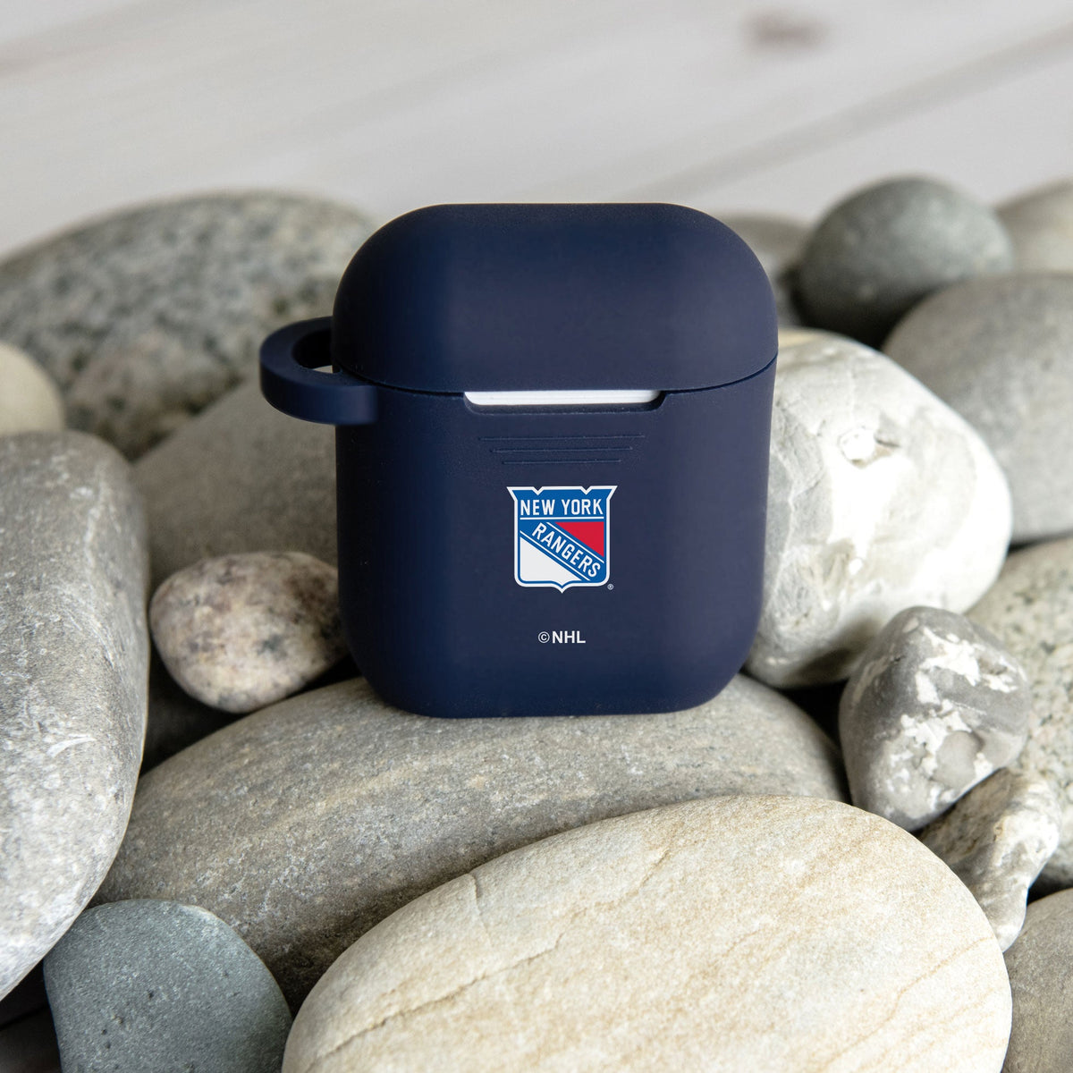 New York Rangers Silicone Apple Airpods Case Cover