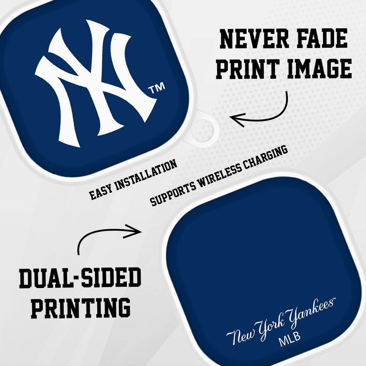 New York Yankees HDX Samsung Galaxy Buds Pro Case Cover