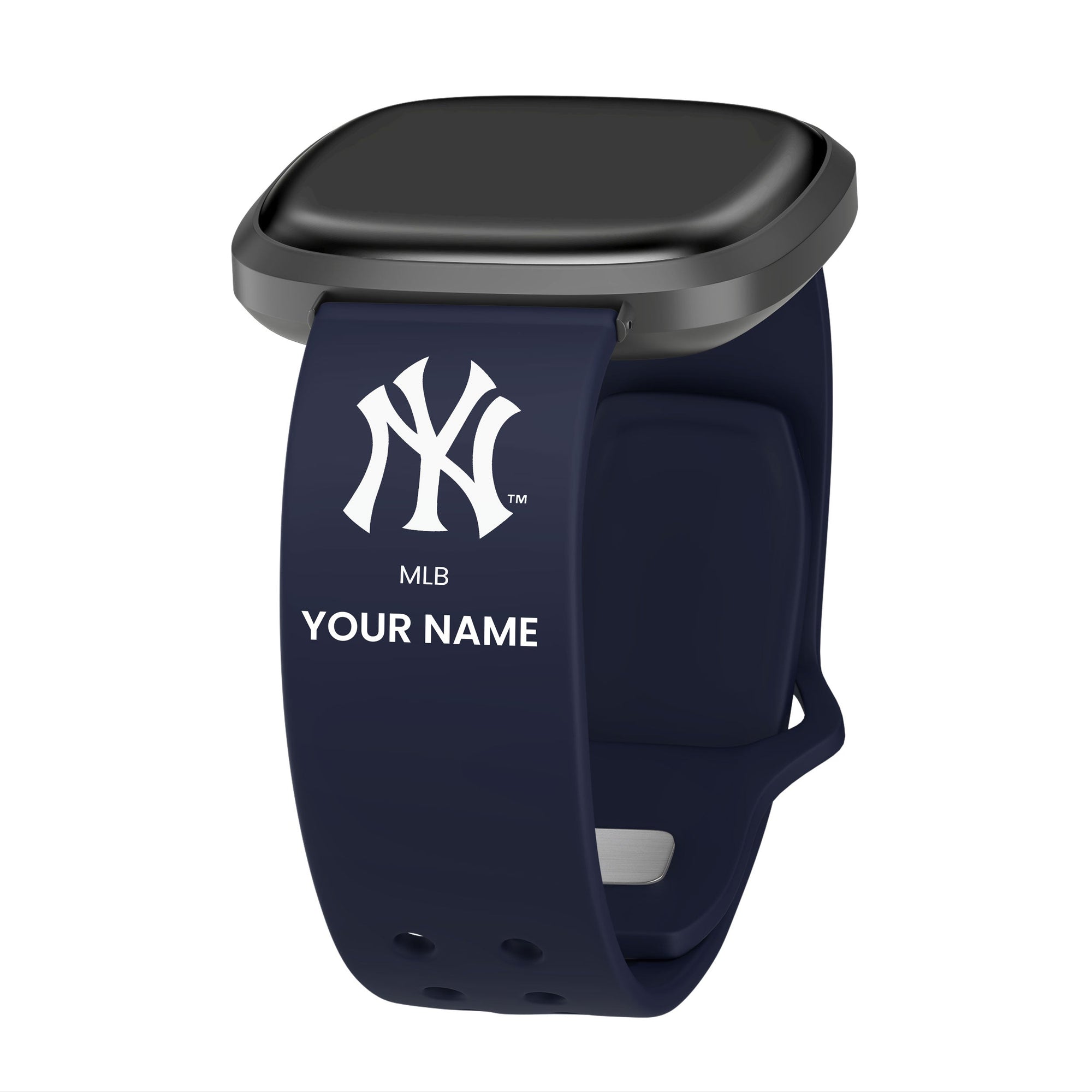 New York Yankees HD Custom Name Watch Band Compatible with Fitbit Versa 3 and Sense