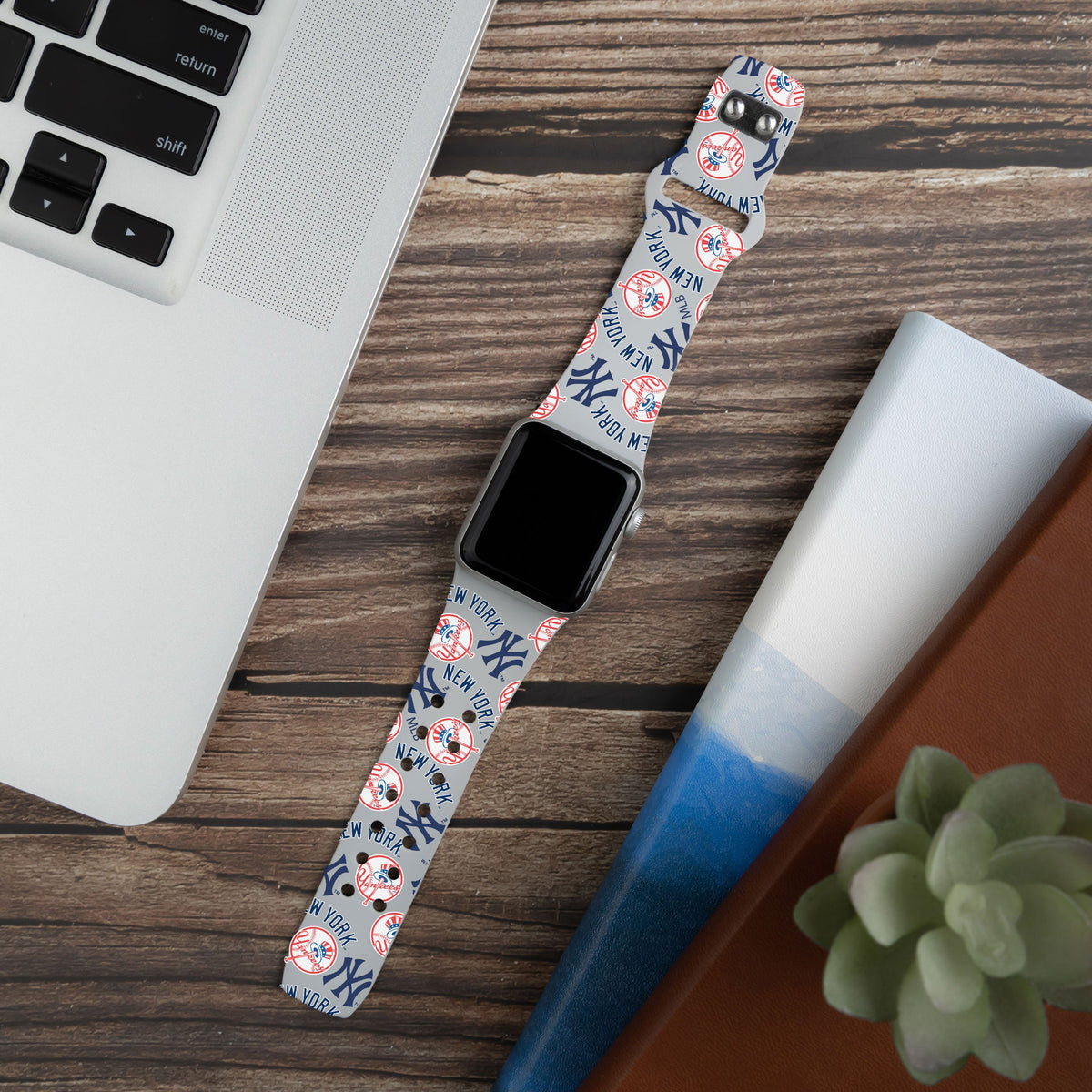 New York Yankees HD Apple Watch Band