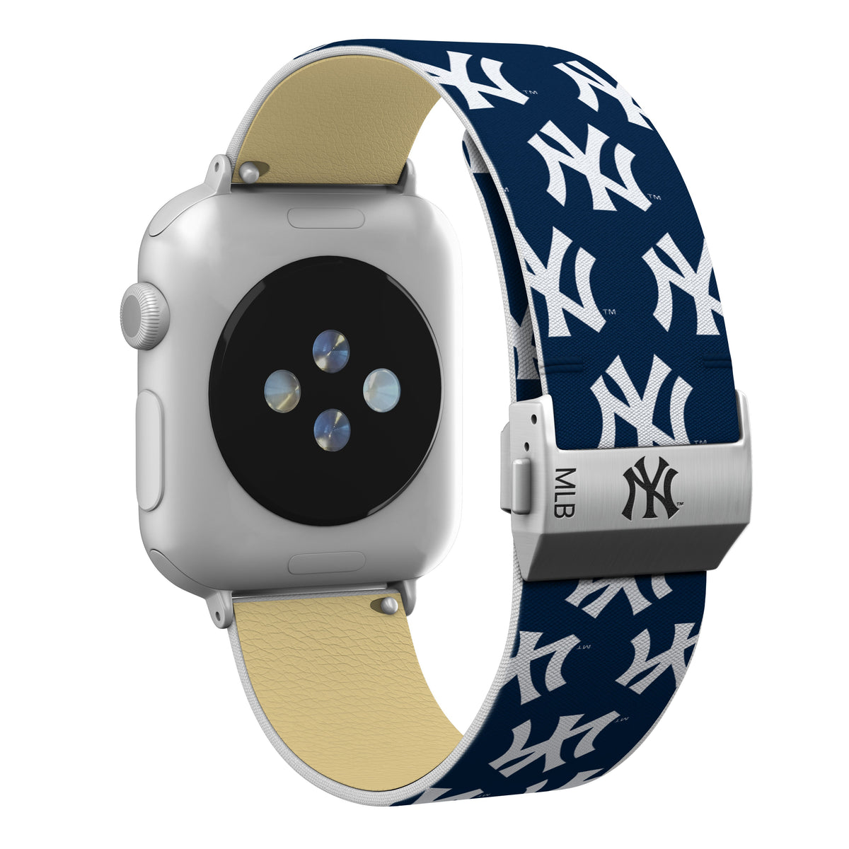 New York Yankees Full Print Watch Band With Engraved Buckle - Game Time