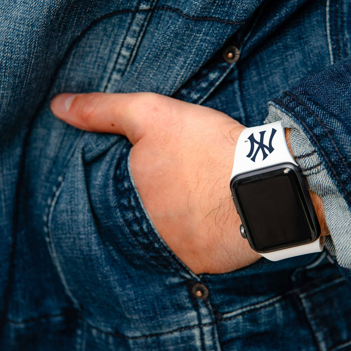 Game Time New York Yankees Apple Watch Band