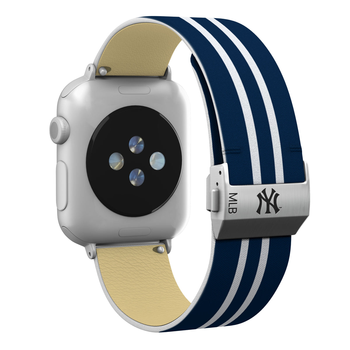 New York Yankees Full Print Watch Band With Engraved Buckle - Game Time
