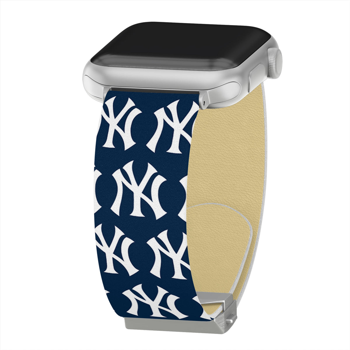 Game Time New York Yankees Signature Series Apple Watch Band With Engraved Buckle