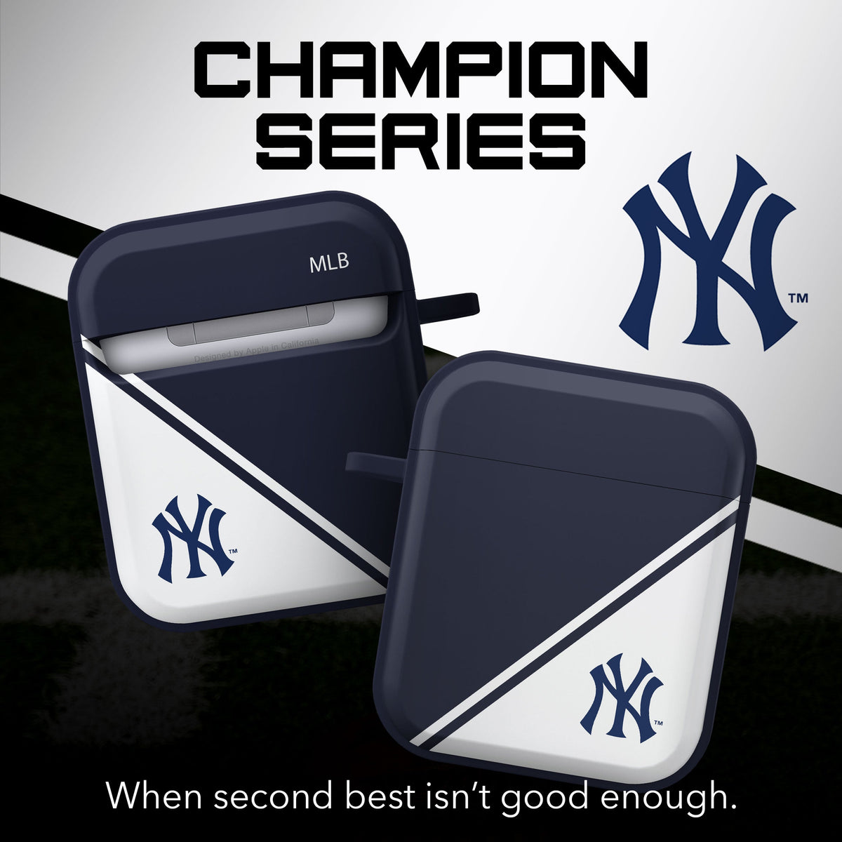 New York Yankees HDX Champion Series Apple AirPods Gen 1 &amp; 2 Case Cover