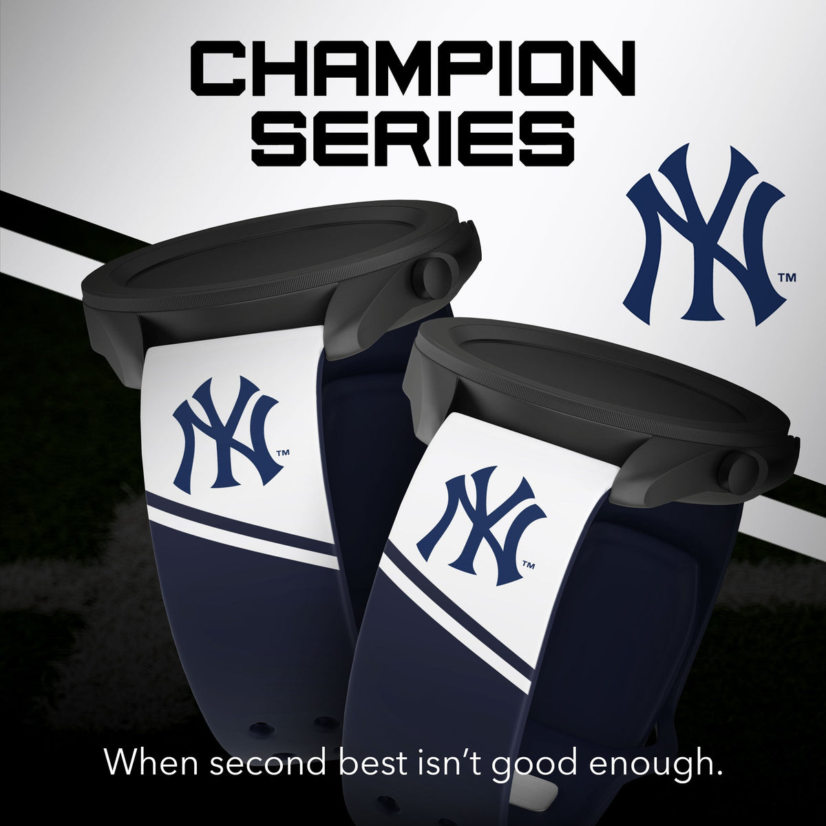 New York Yankees HD Champion Series Samsung Galaxy Watch Band