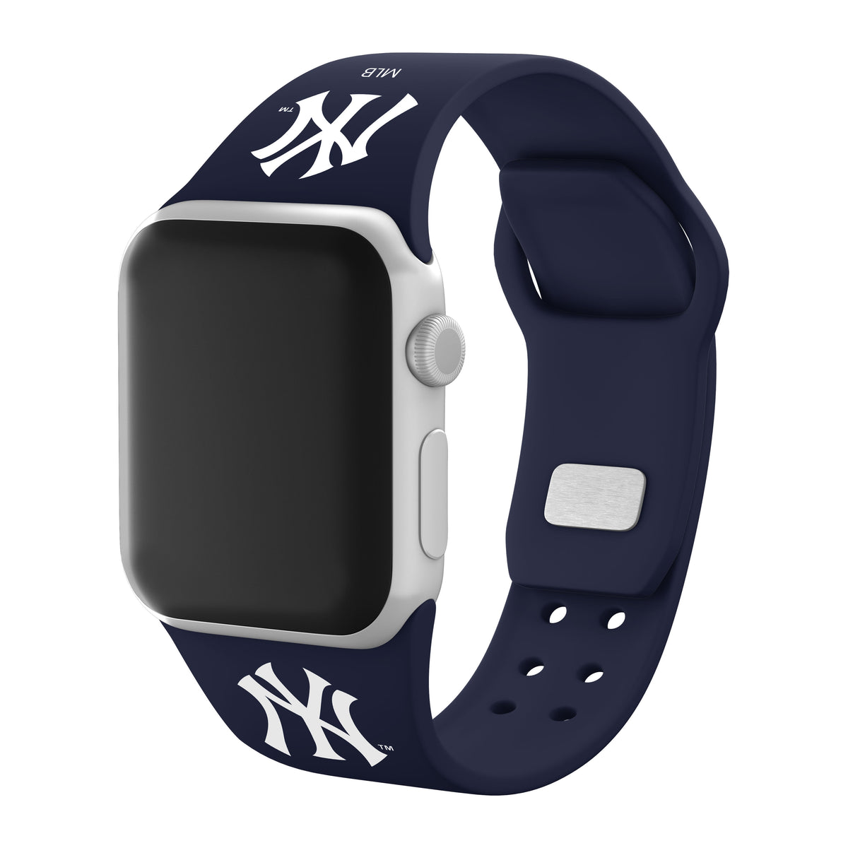New York Yankees Silicone Apple Watch Band - Game Time