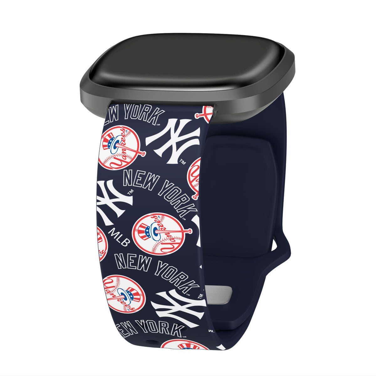 New York Yankees HD Fitbit Versa 3 and Sense Watch Band