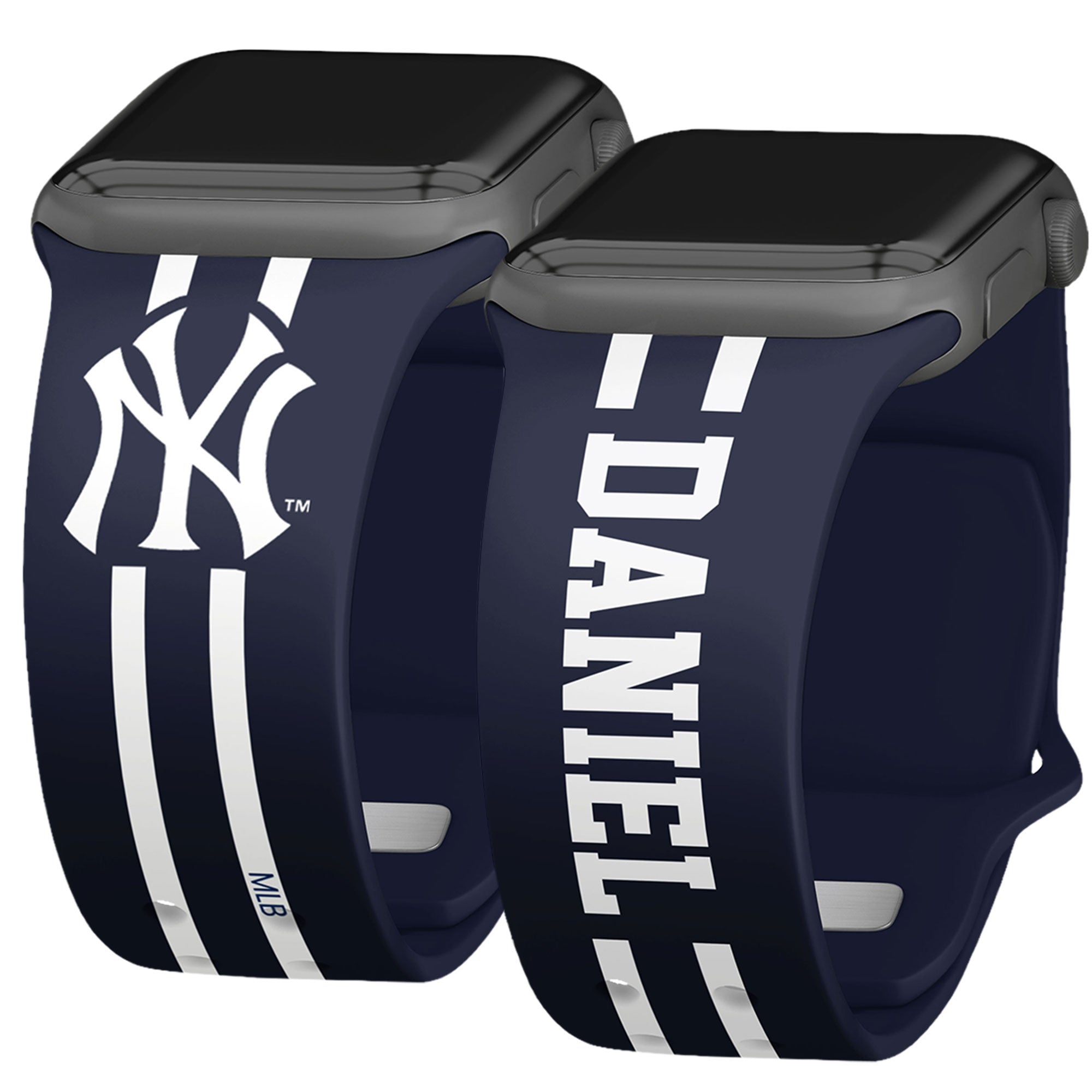 New York Yankees Custom Name HD Apple Watch Band