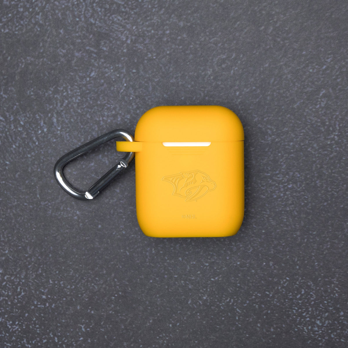 Game Time Nashville Predators Engraved Silicone AirPods Case Cover