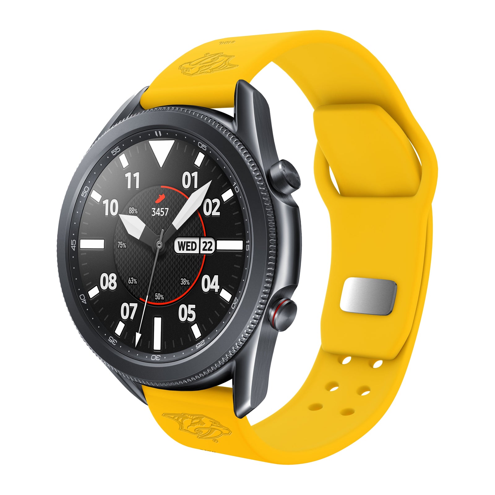 Nashville Predators Engraved Silicone Watchband - Game Time Bands