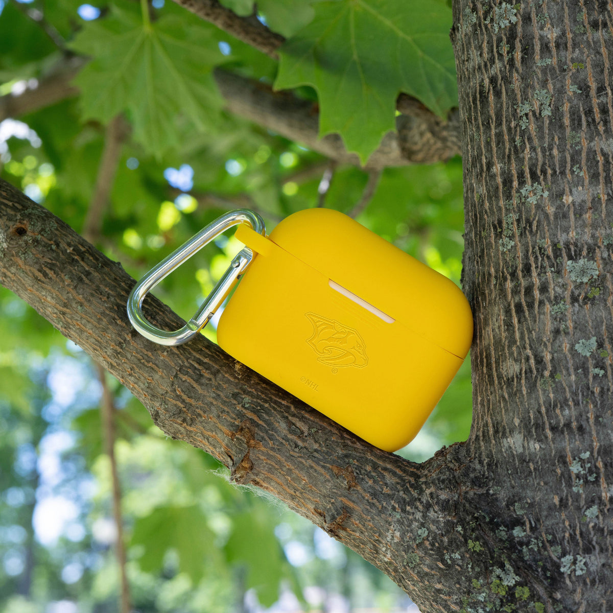 Game Time Nashville Predators Engraved Silicone AirPods Pro Case Cover