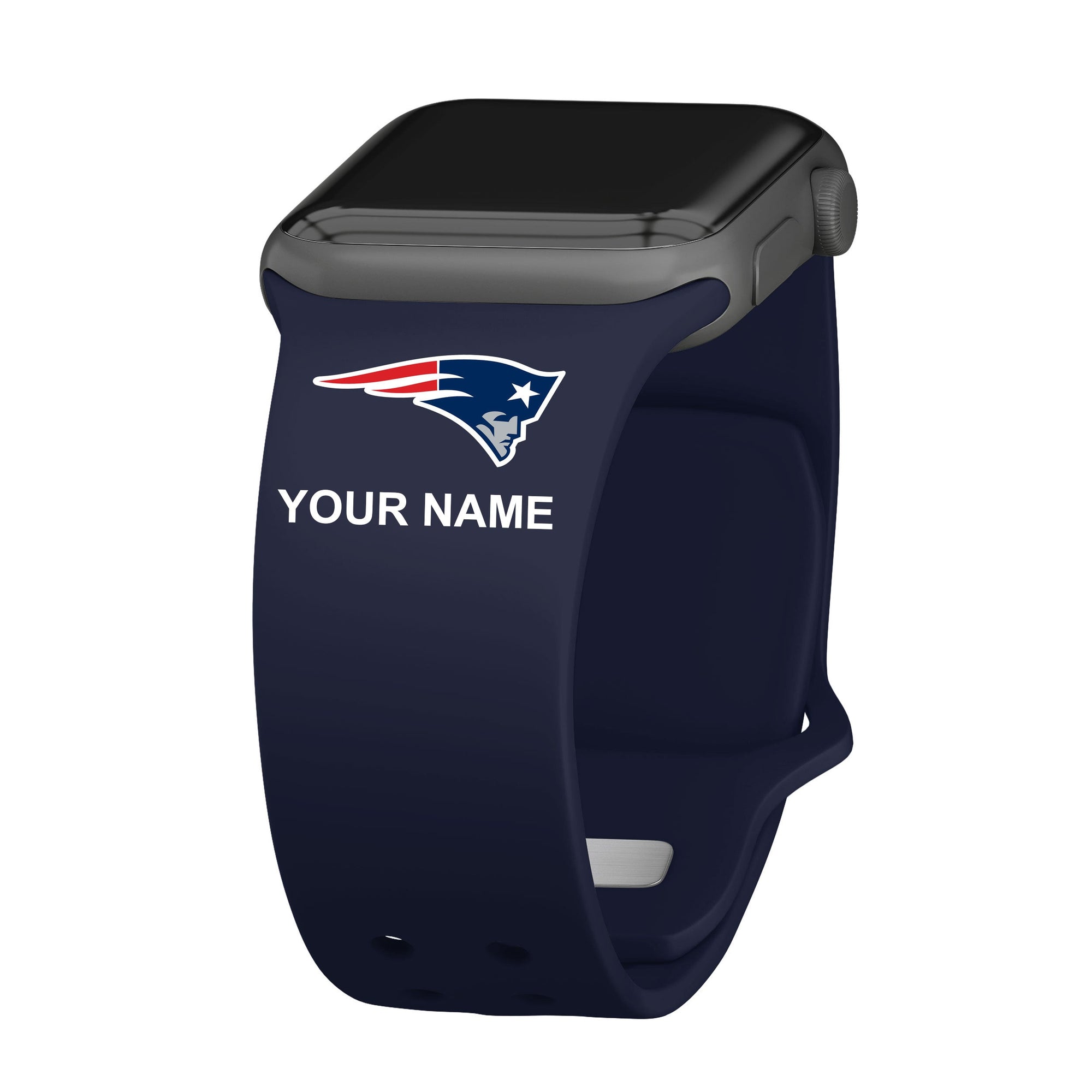 New England Patriots Custom Name HD Apple Watch Band