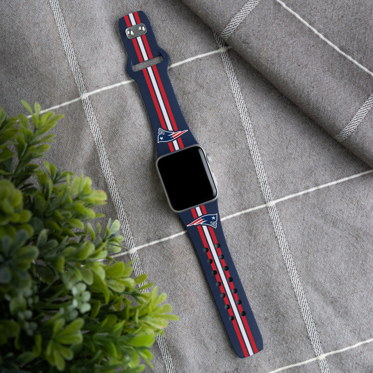 New England Patriots HD Apple Watch Band Game Time Bands