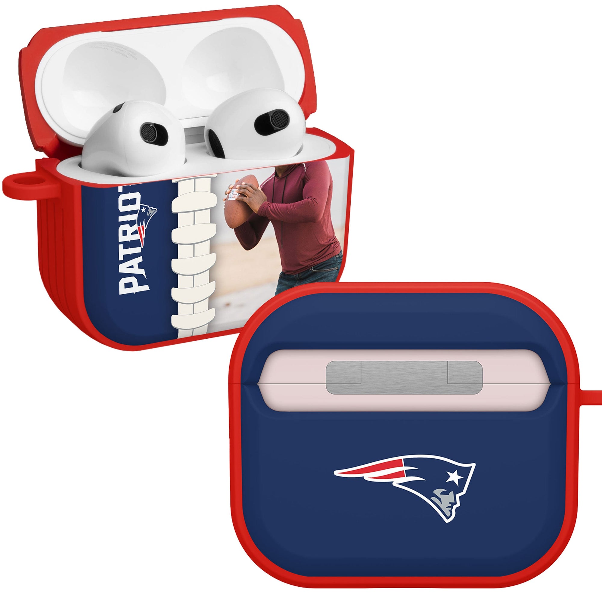 New England Patriots Custom Photo HDX Apple AirPods Gen 3 Case Cover