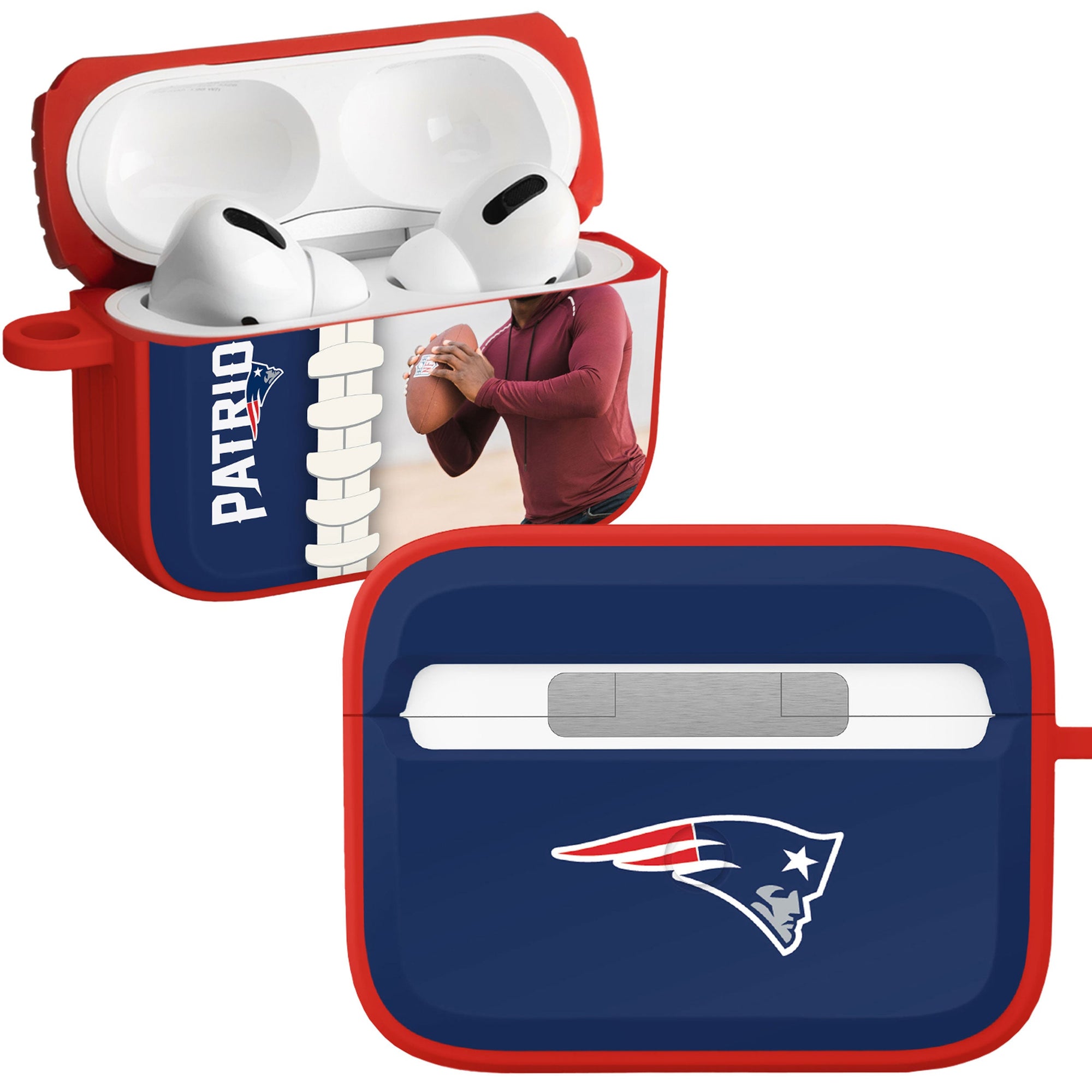 New England Patriots Custom Photo HDX Apple AirPods Pro Case Cover
