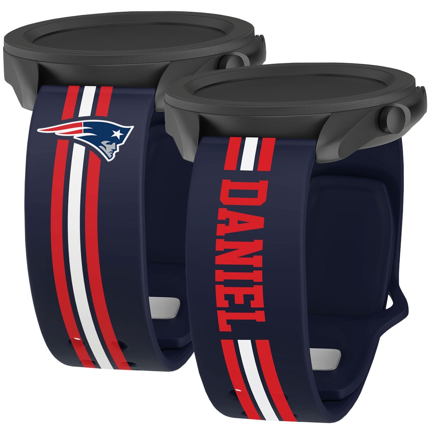 New England Patriots Custom Name HD Watch Band
