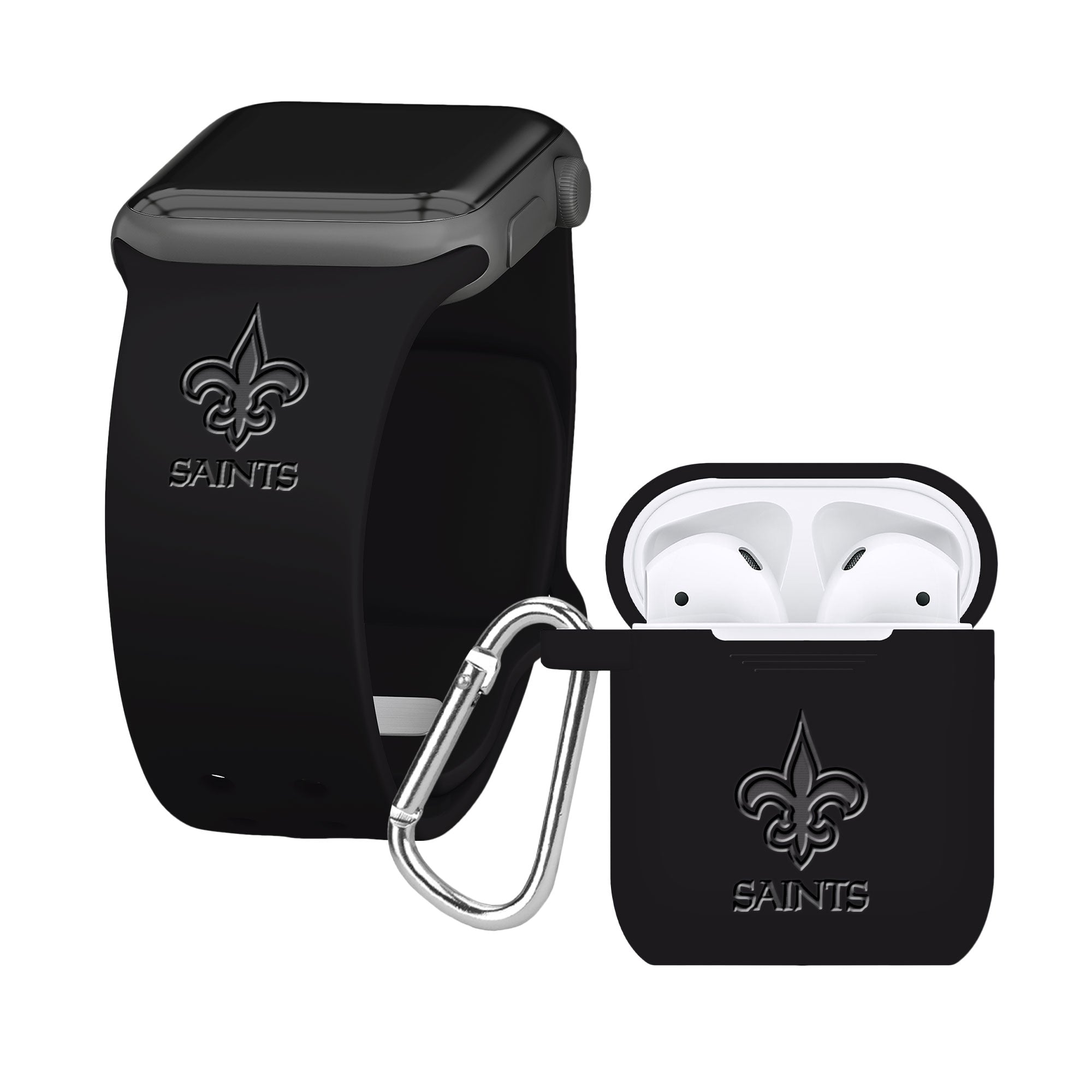 Game Time New Orleans Saints Engraved Apple Combo Package