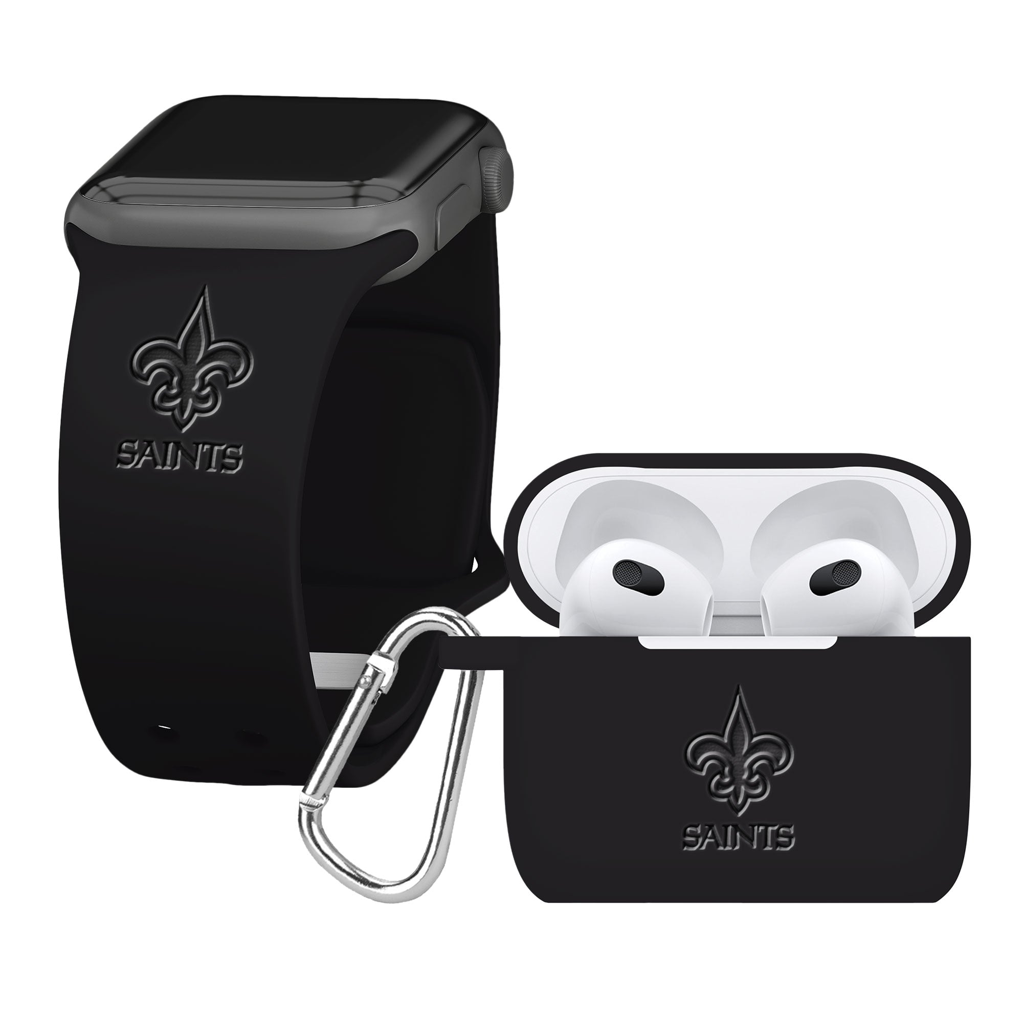Game Time New Orleans Saints Engraved Apple Gen 3 Combo Package