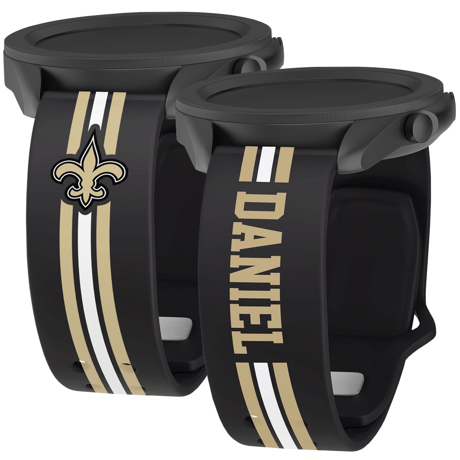 New Orleans Saints Custom Name HD Watch Band