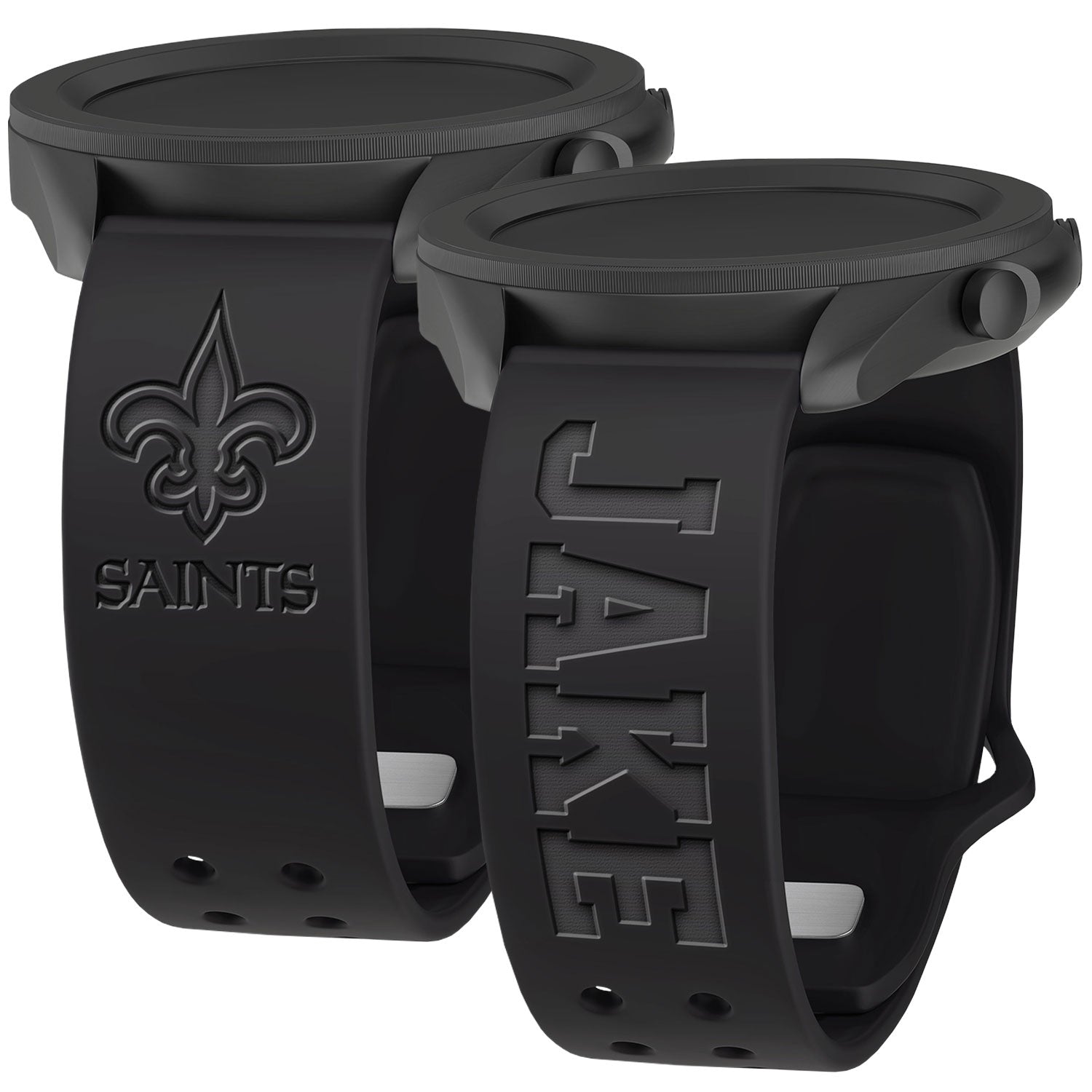 New Orleans Saints Custom Engraved Samsung Galaxy Watch Band