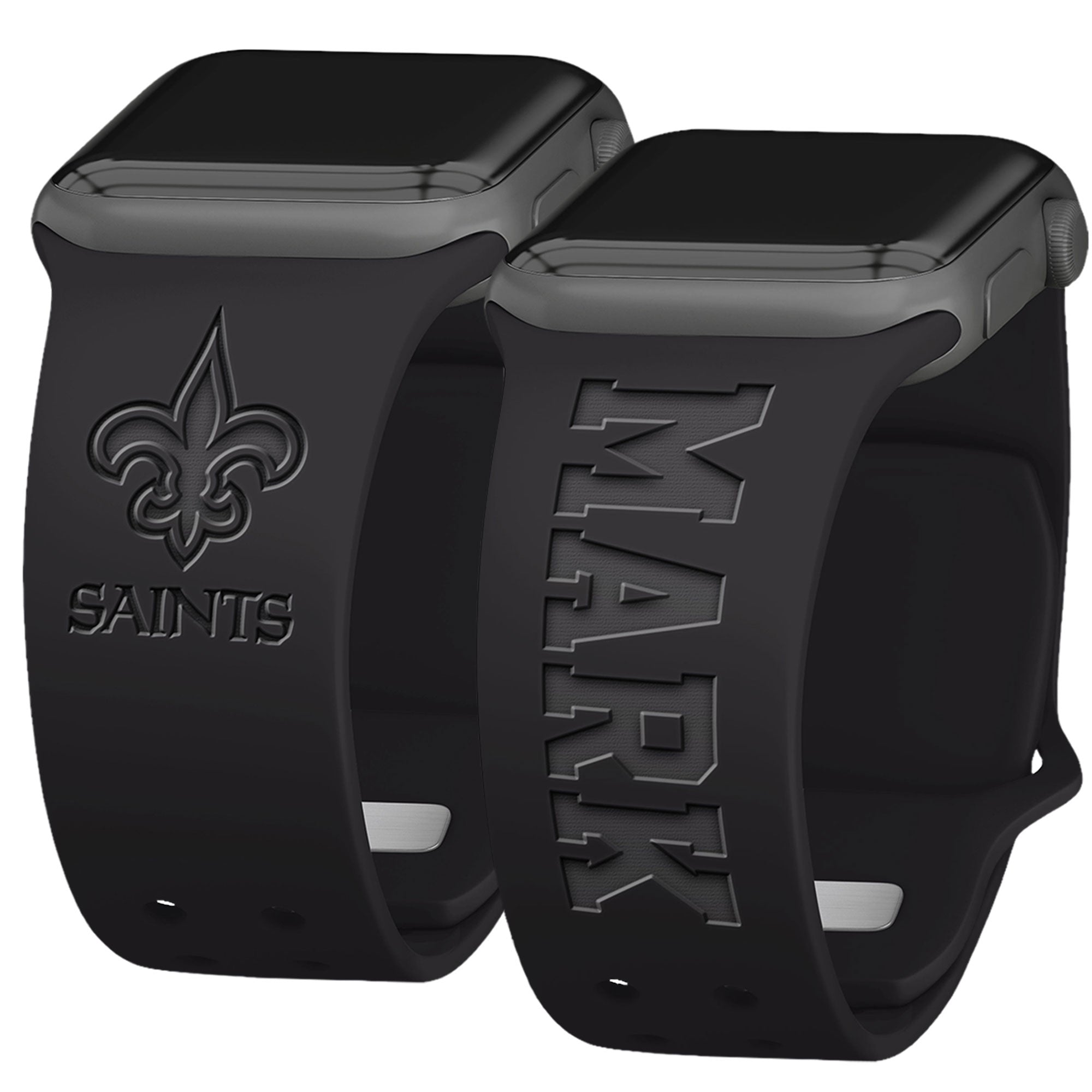 New Orleans Saints Custom Engraved Apple Watch Band