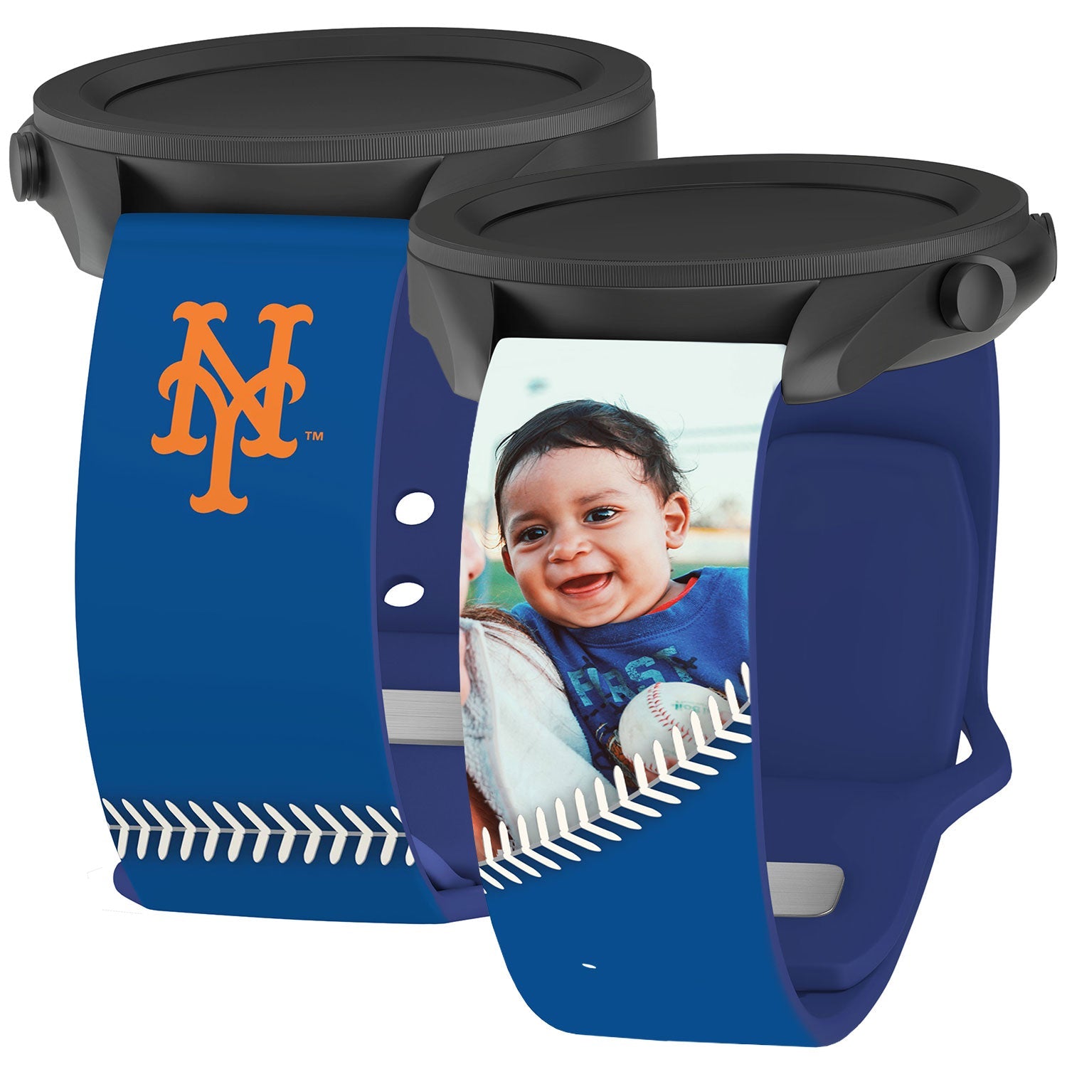 New York Mets Custom Photo HD Samsung Galaxy Watch Band