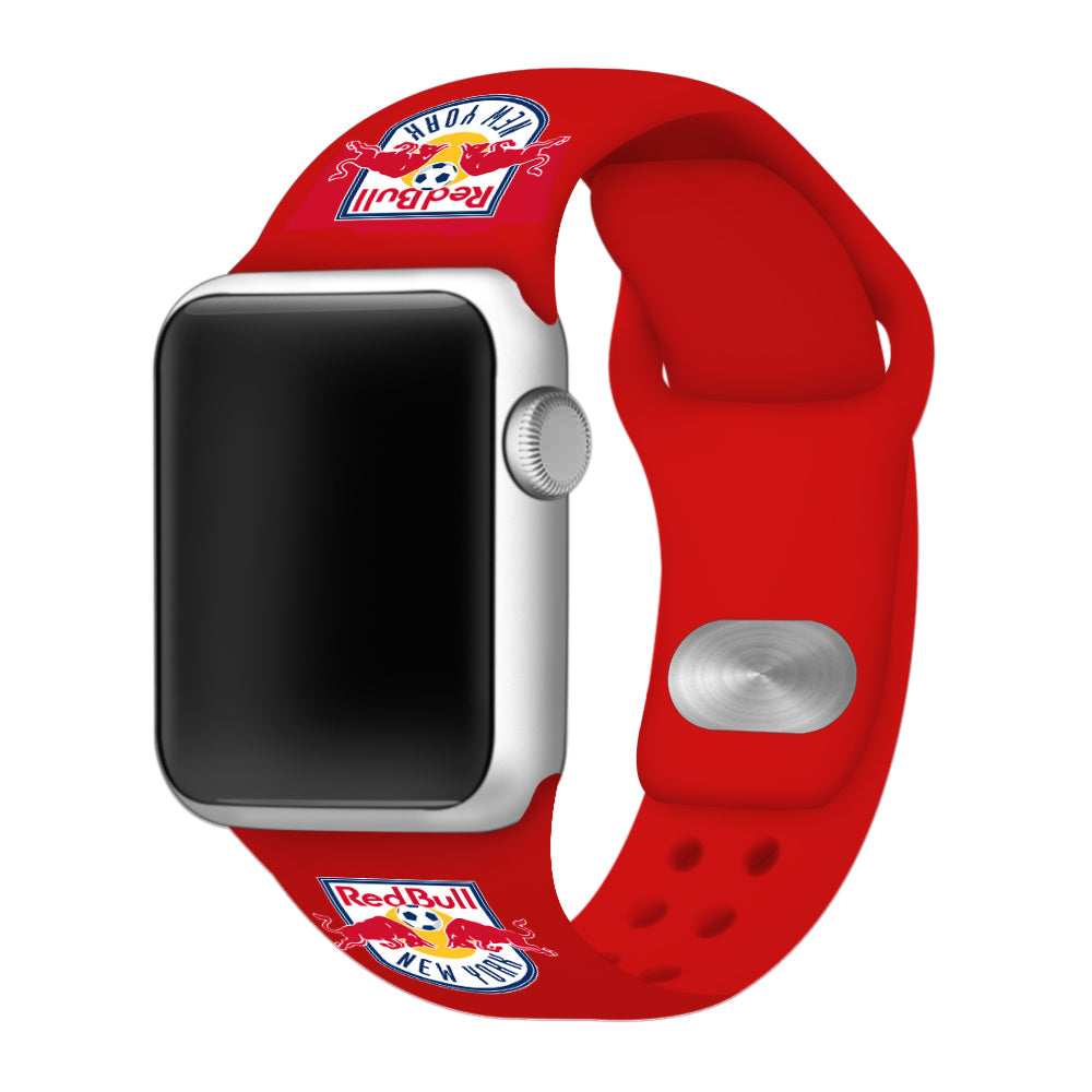 NewYork Redbulls Silicone Apple Watch Band - AffinityBands