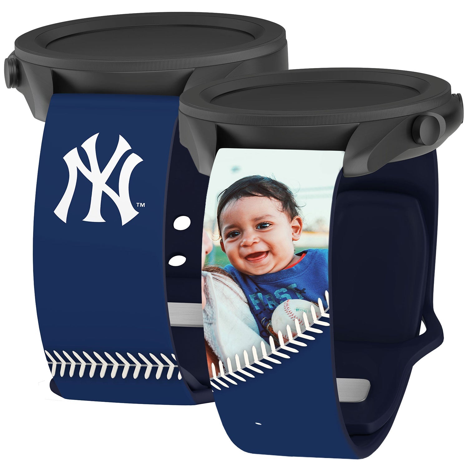 New York Yankees Custom Photo HD Samsung Galaxy Watch Band