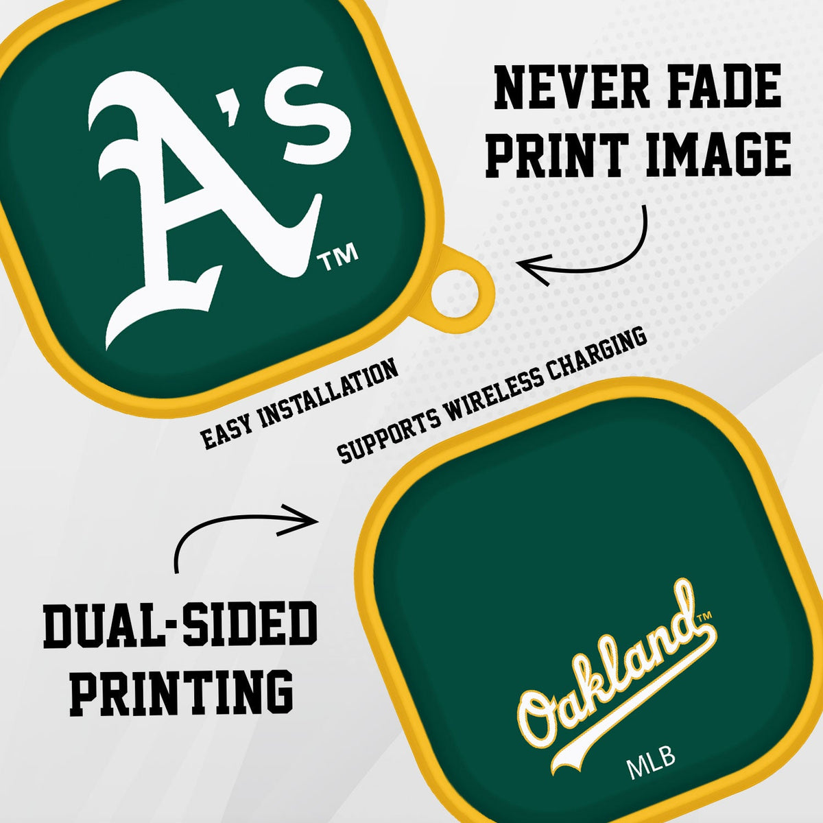Oakland Athletics HDX Samsung Galaxy Buds Pro Case Cover