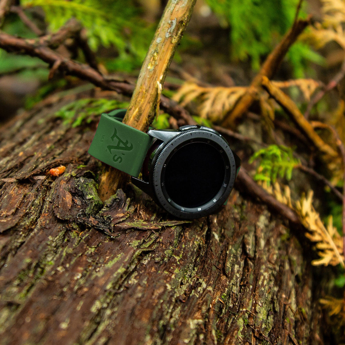 Oakland Athletics Engraved Samsung Watch Band And Buds Pro Combo