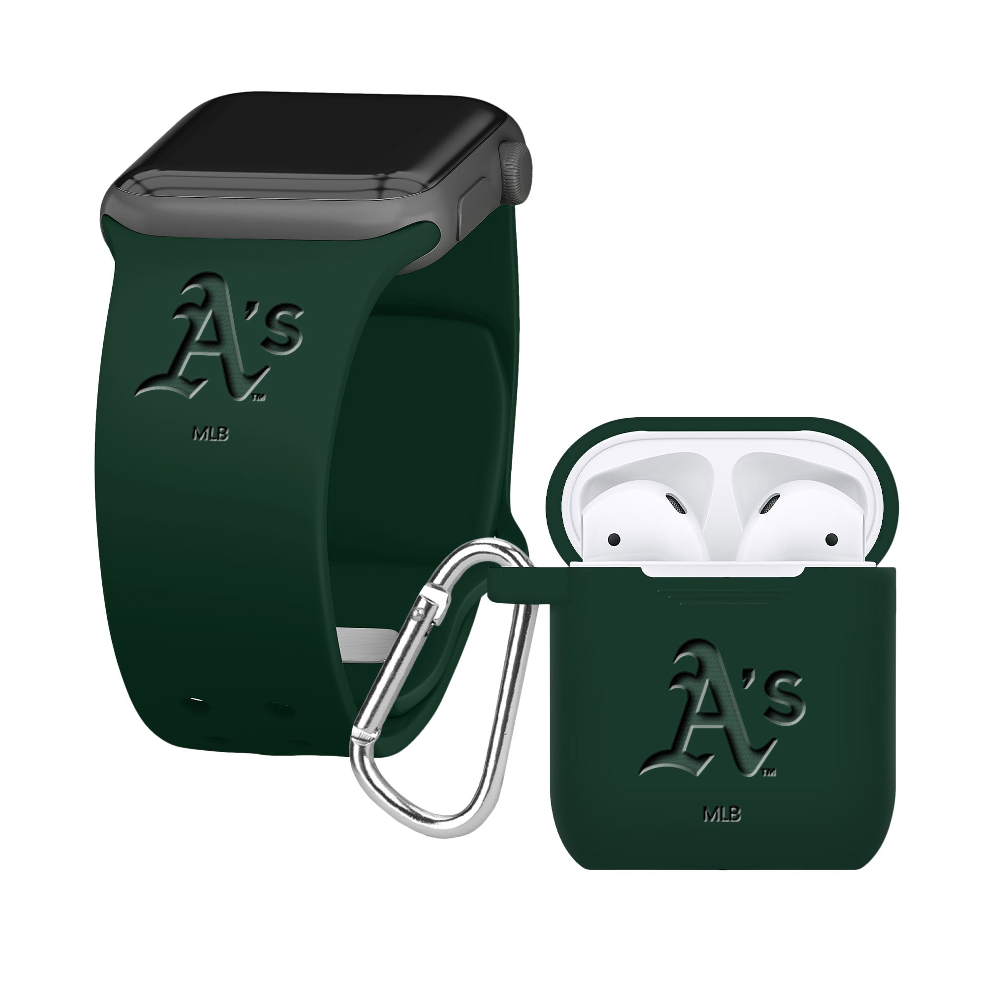 Game Time Oakland Athletics Engraved Apple Combo Package