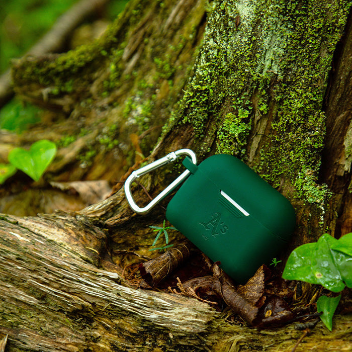 Game Time Oakland Athletics Engraved Silicone AirPods Pro Case Cover