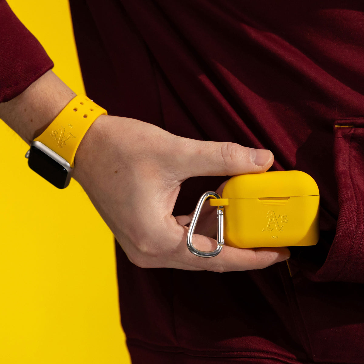 Game Time Oakland Athletics Engraved Apple Combo Pro Package