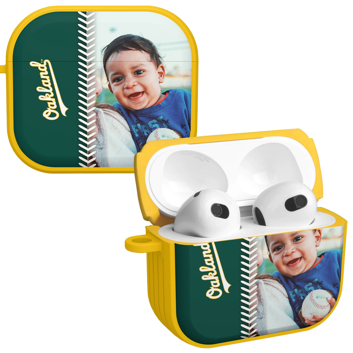 Oakland Athletics Custom Photo HDX Apple AirPods Gen 3 Case Cover