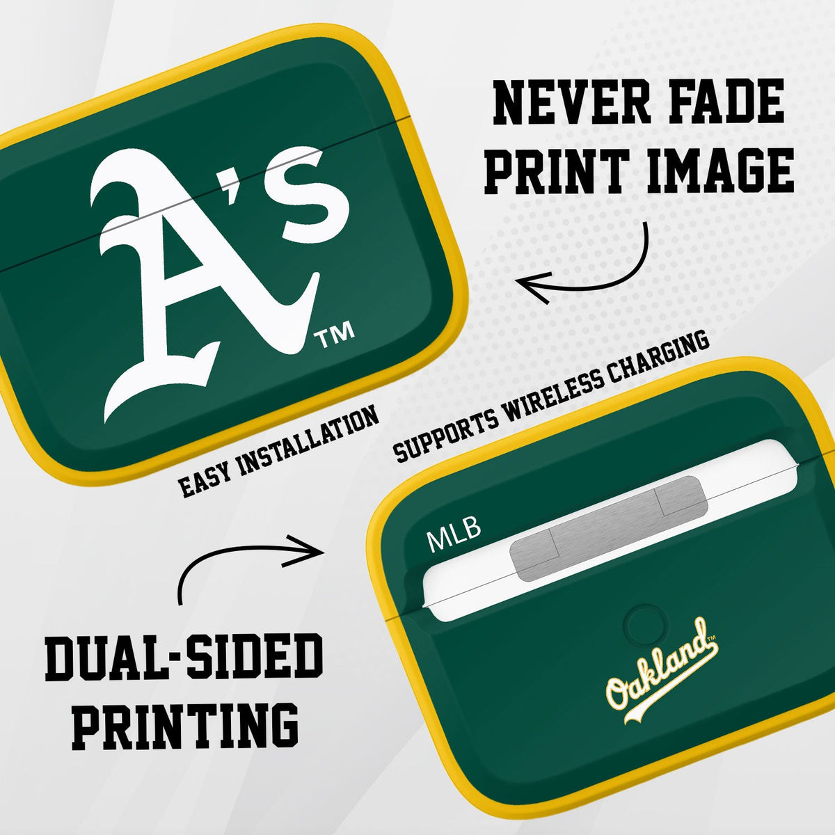 Oakland Athletics HDX Apple AirPods Pro Cover