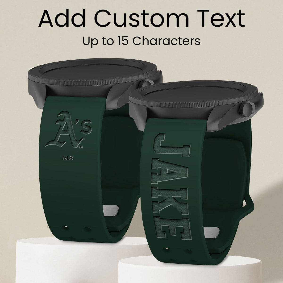 Oakland Athletics Custom Engraved Samsung Galaxy Quick Change Watch Band