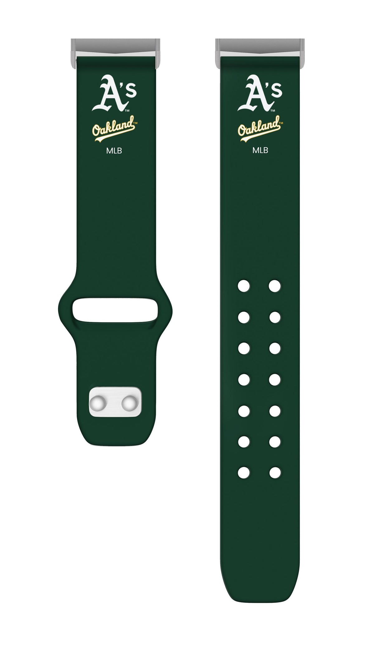 Oakland Athletics HD Elite Edition Fitbit Versa 3 &amp; Sense Watch Band