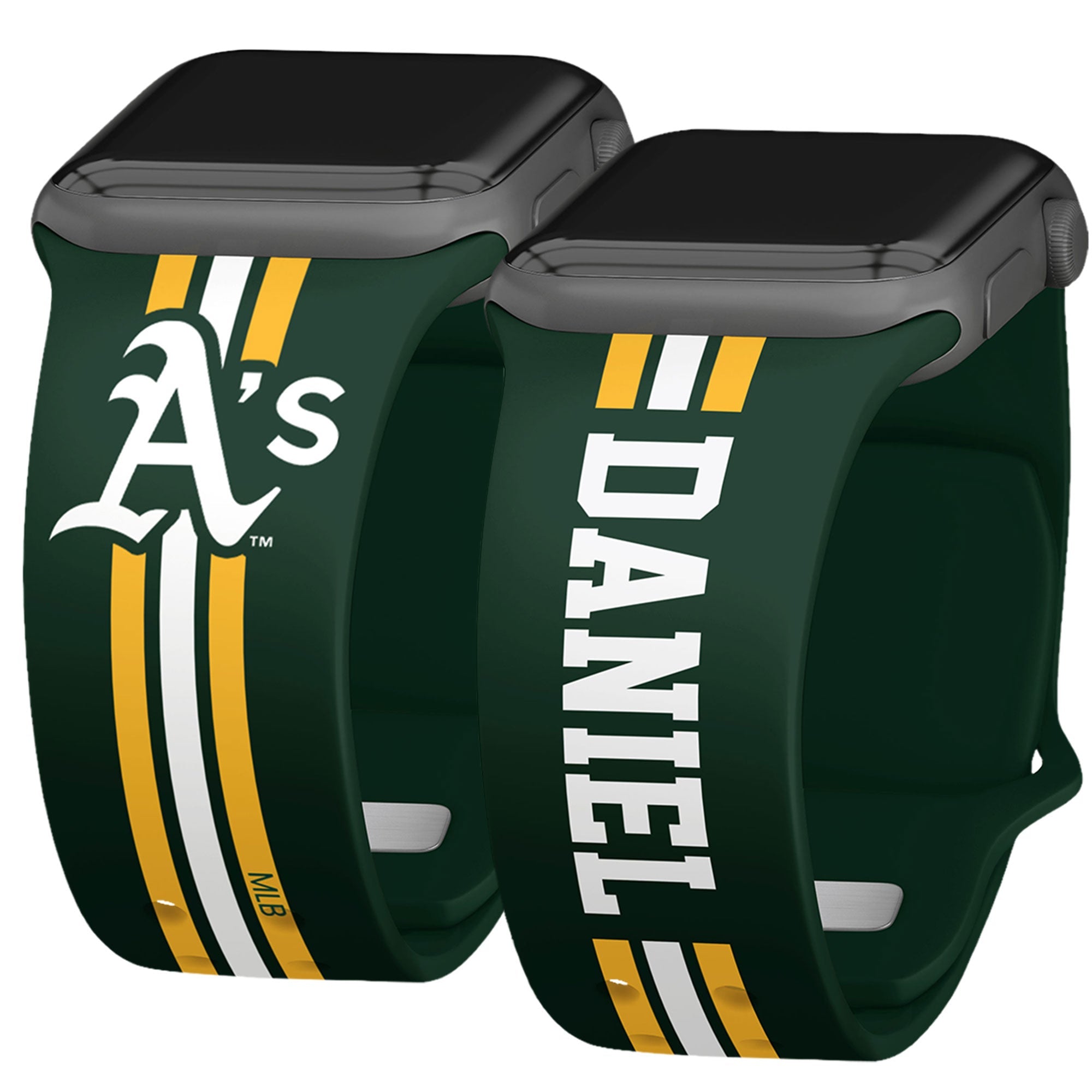 Oakland Athletics Custom Name HD Apple Watch Band