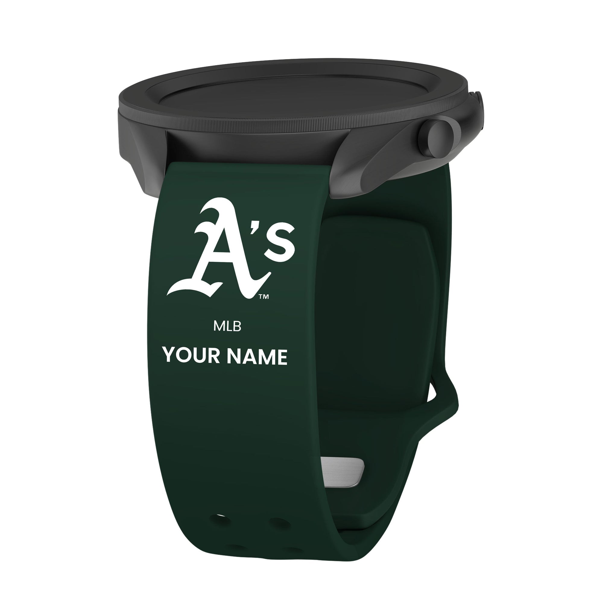 Oakland Athletics HD Custom Name Watch Band Compatible with Samsung Galaxy Watch and more