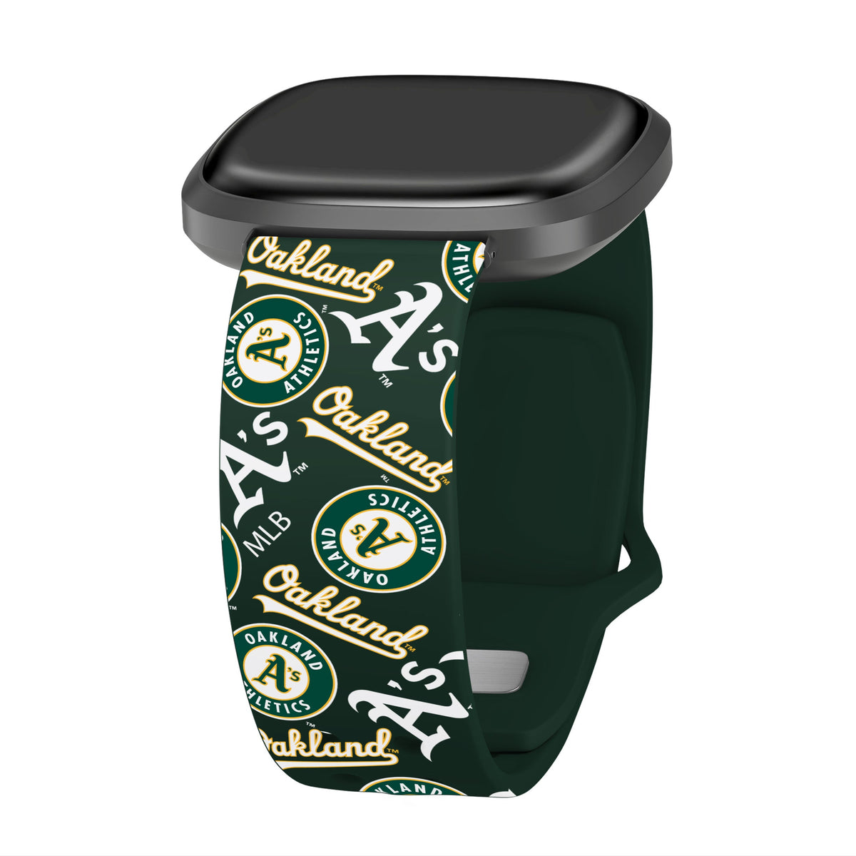 Oakland Athletics HD Fitbit Versa 3 and Sense Watch Band