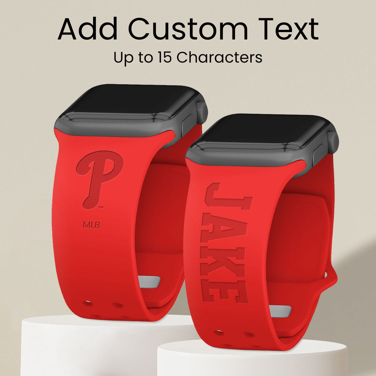 Philadelphia Phillies Custom Engraved Apple Watch Band